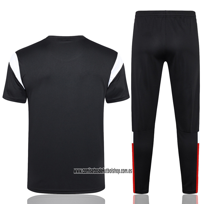 Chandal del AC Milan 23-24 Manga Corta Negro